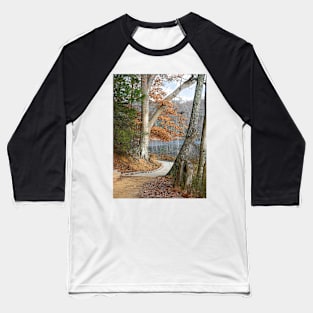 Trail Along the Beaver Pond Baseball T-Shirt